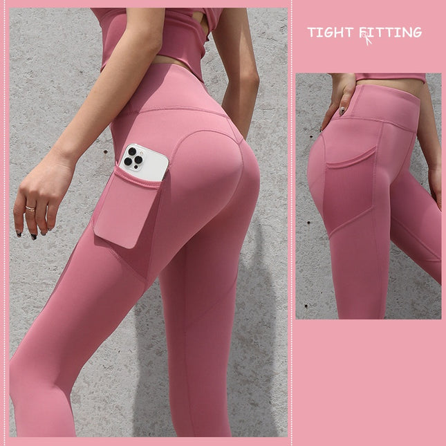 SS Gym Leggings Bean Paste Powder