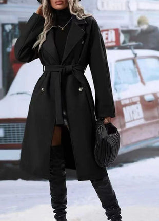 SS Women’s Trench Coat Black