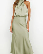 SS Elegant Evening Dress Light green