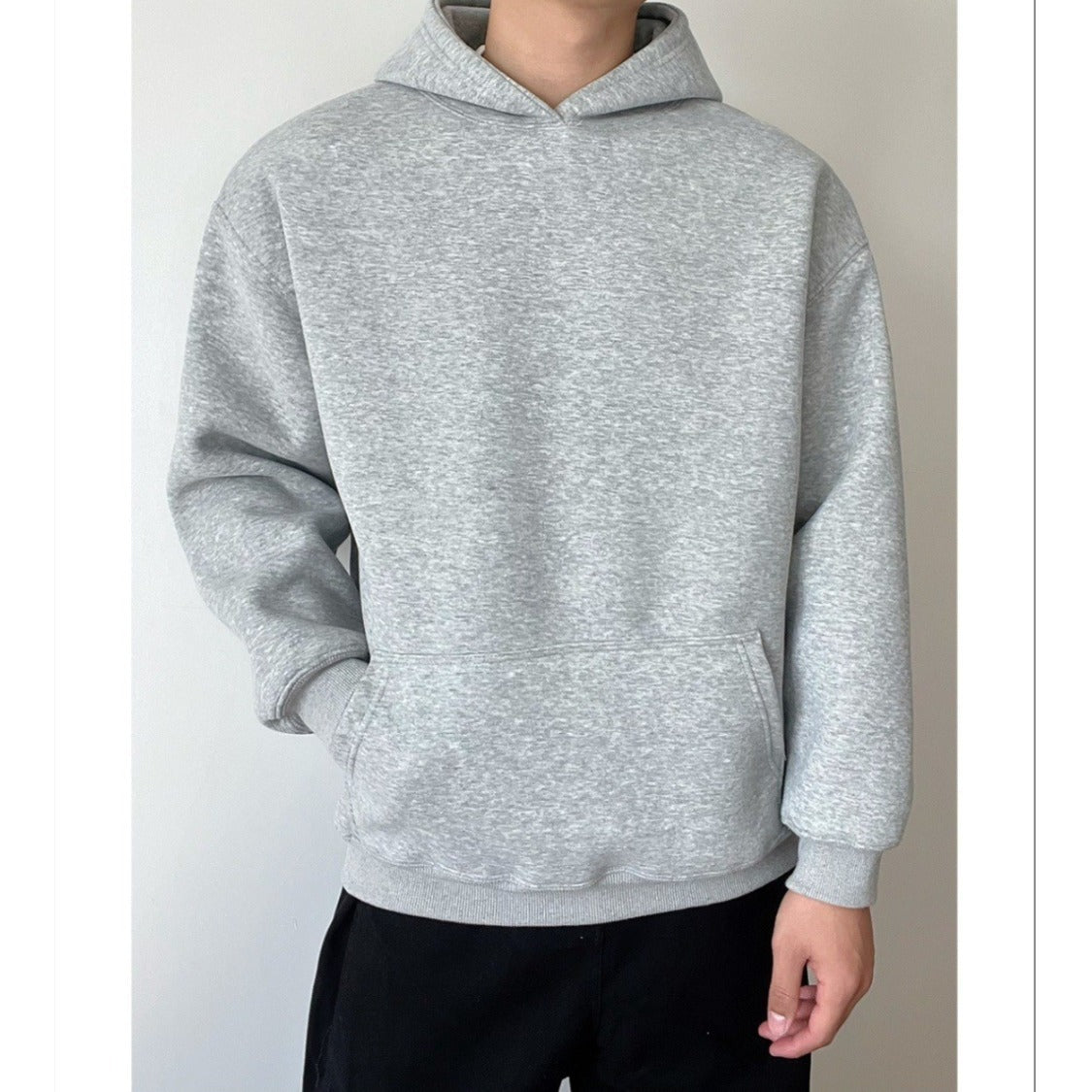 Hooded Sweater Light Gray