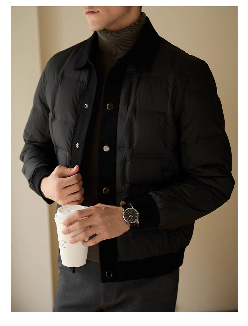 Men's High-end Casual Patchwork Coat