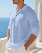 SS Men's Long Shirt Light blue
