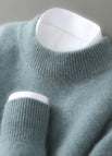 Gray Green Half Turtleneck / M