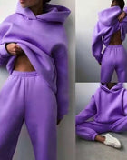 SS Two-piece Suit Purple