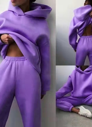 SS Two-piece Suit Purple