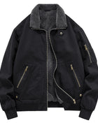 SS Men's Washed Jacket Black