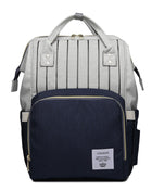 SS Maternity Nappy Bag Blue stripe