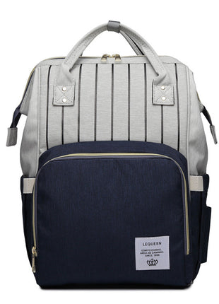 SS Maternity Nappy Bag Blue stripe