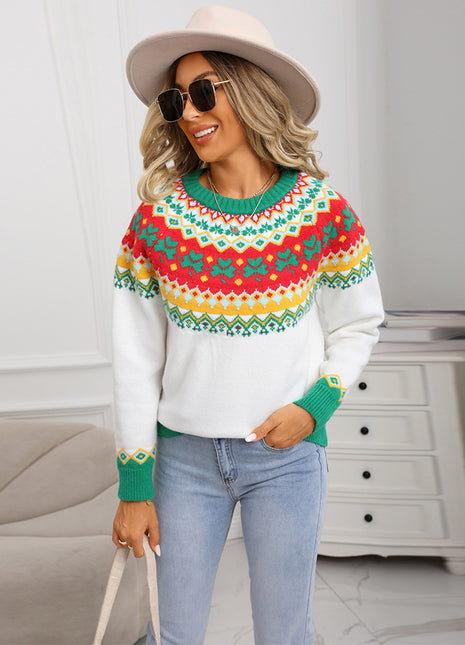 SS Christmas Sweater White