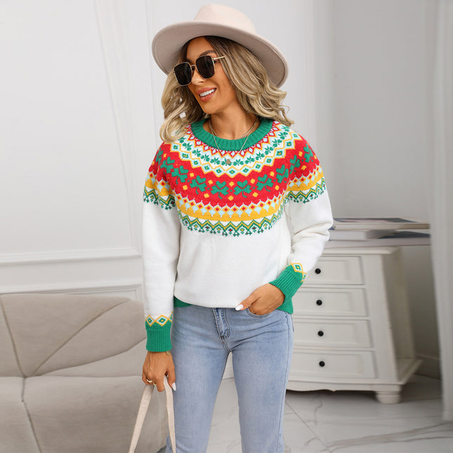 SS Christmas Sweater White