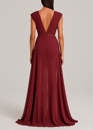 SS Burgundy Dress