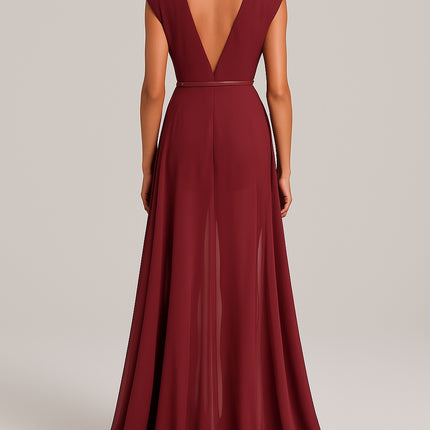 SS Burgundy Dress