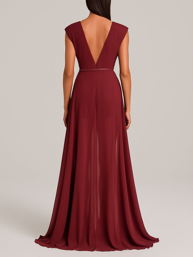 SS Burgundy Dress
