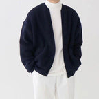 SS Men’s Cardigan Coat dark blue