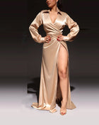 SS Women's Dress Apricot