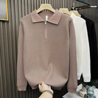 Men's Autumn And Winter High-grade Half Zipper Sweater