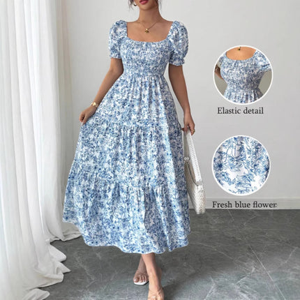 Elegant Idle Style Printed Dress