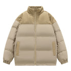 Winter Male New Cotton Thick Padded Coat Khaki