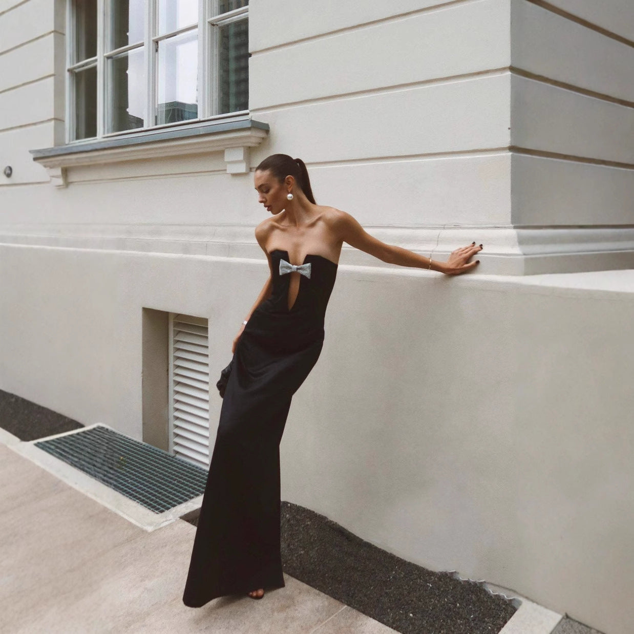 Off-shoulder Backless Bandeau Party Dress