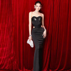 Sequin Stitching Bandage One-piece Dress