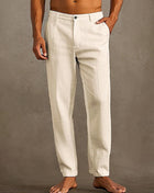 SS Men's Linen Pants Khaki H