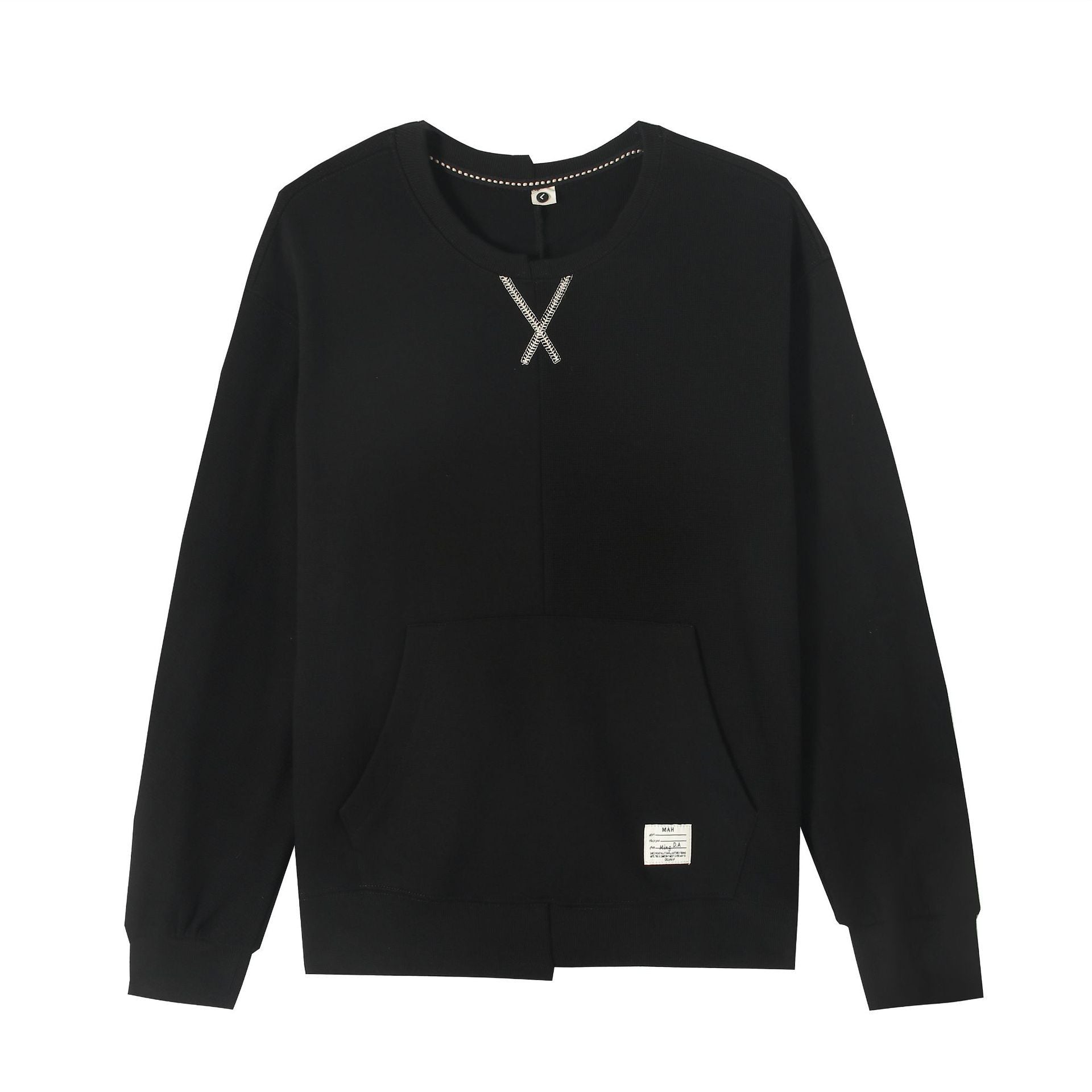 Men's Autumn And Winter Pullover Black