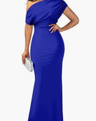 SS Formal Party Dress Blue