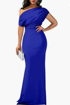 SS Formal Party Dress Blue