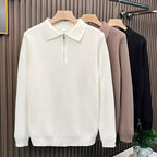 Men's Autumn And Winter High-grade Half Zipper Sweater