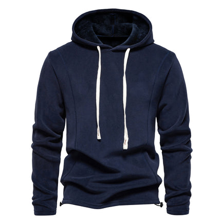 Men's Autumn And Winter Sweater Navy Blue