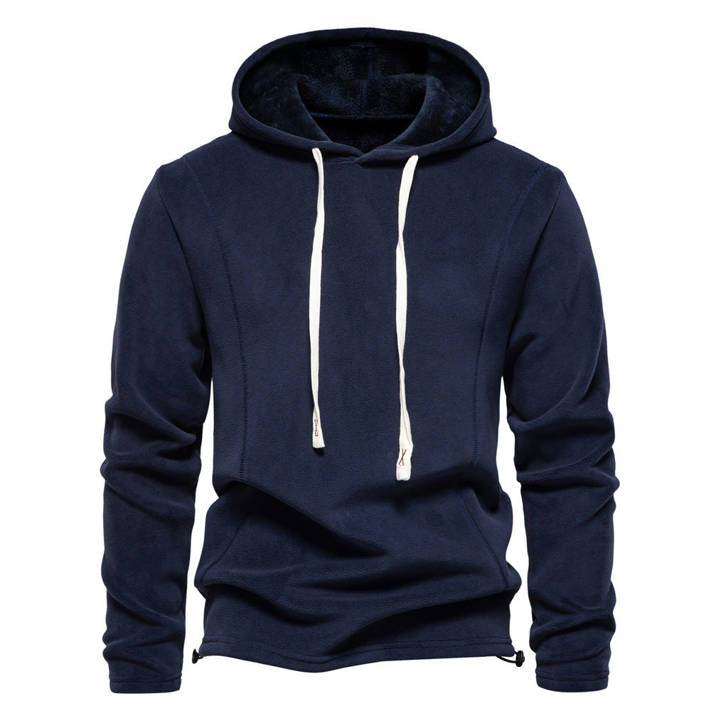 Men's Autumn And Winter Sweater Navy Blue