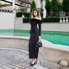 Women's Fur Collar One-piece Dress