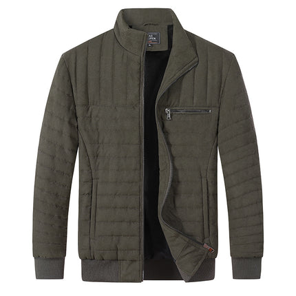 Men's Cotton-padded Jacket Thermal Army green
