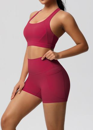 SS Yoga Set Wine red