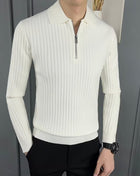 SS Polo Pullover White