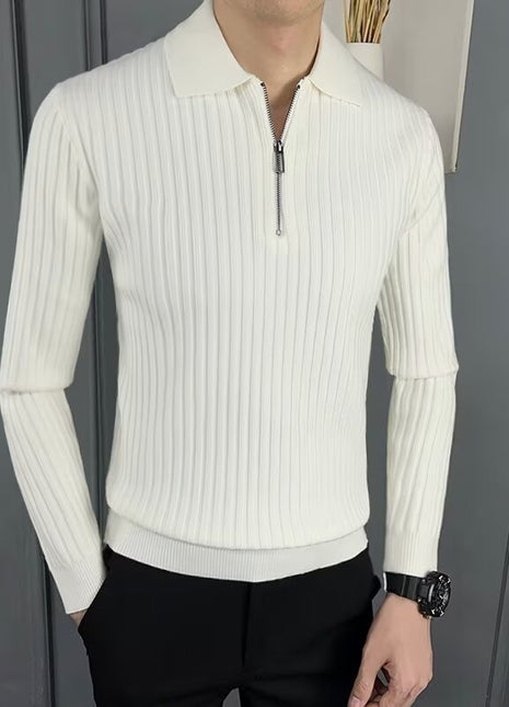 SS Polo Pullover White