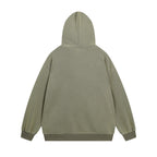 Men's Street Depressed Cross Velvet Padded Hoodie