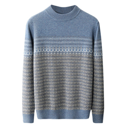 Men's Pure Wool Sweater Casual