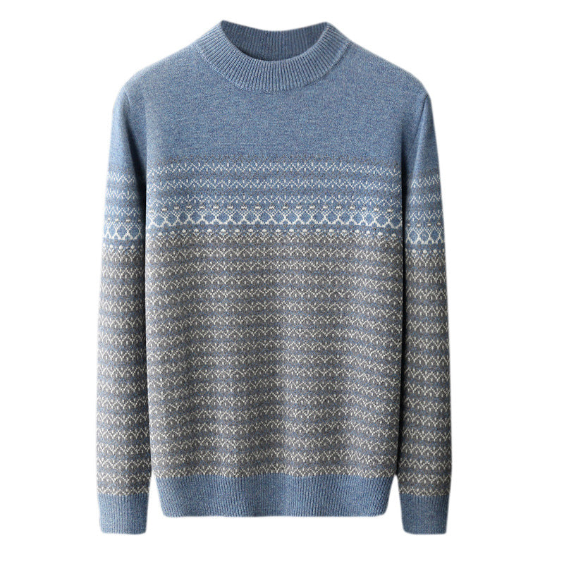 Men's Pure Wool Sweater Casual