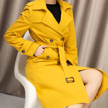 SS Classic Style Lace-up Coat