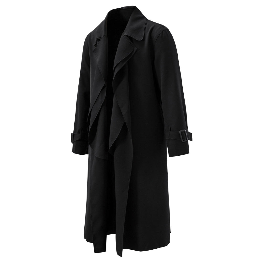Men's Loose Cloak Mid-length Trench Coat