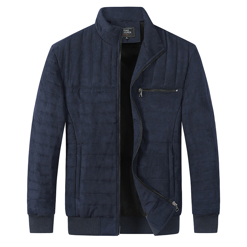 Men's Cotton-padded Jacket Thermal Blue