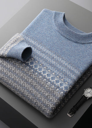 SS Pure Wool Sweater Blue