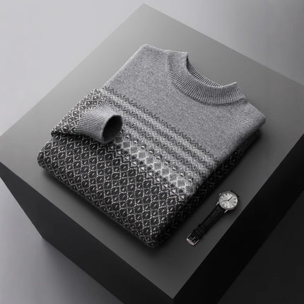 Men's Pure Wool Sweater Casual