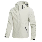 Men's Windproof Outdoor Thin Jacket White