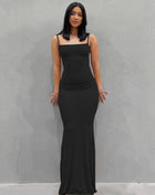 SS Sling Dress Black