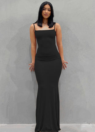 SS Sling Dress Black