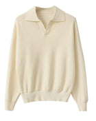 SS Men's Loose Sweater Apricot