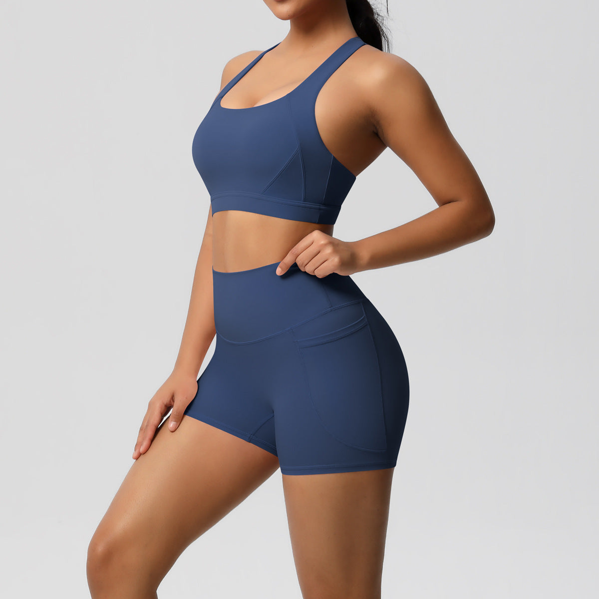SS Yoga Set Peacock Blue