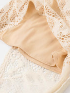 Sexy Style Mesh Lace Hollow Dress